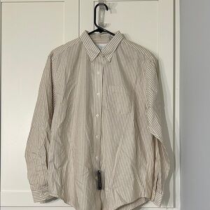 Van Heusen For Her Beige Striped Blouse